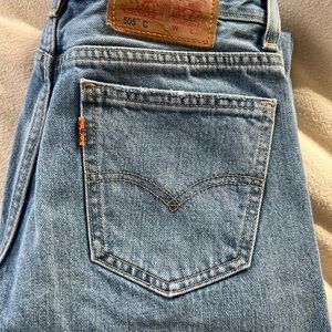 Levi's Light Blue Straight women’s orange tag Jeans